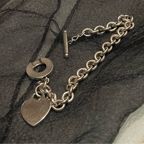 Tiffany heart charm bracelet - Picture 2 of 3